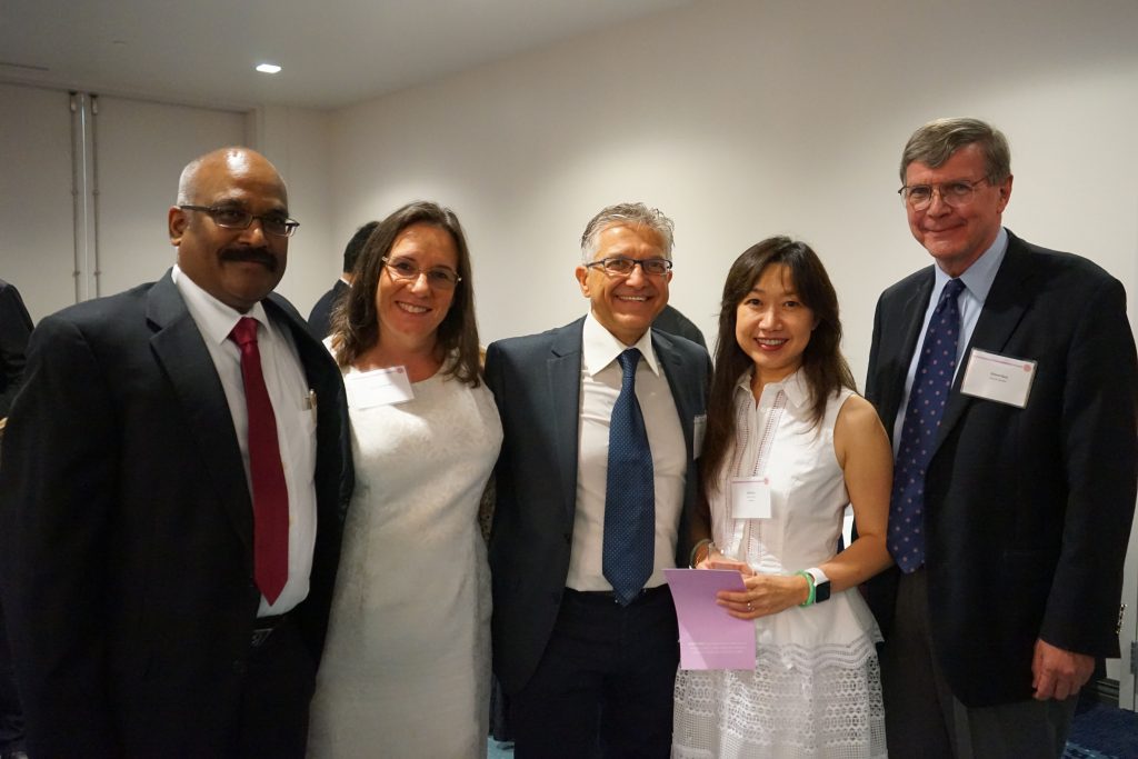 Ciro Isidoro with Gloria Su, Robert Bast,Deborah Benbrook and Danny Dhanasekaran